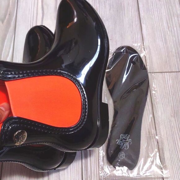 (80-1494) Silky Toes Women's Rain Boot Sz 36 (5-6) - Picture 4 of 10